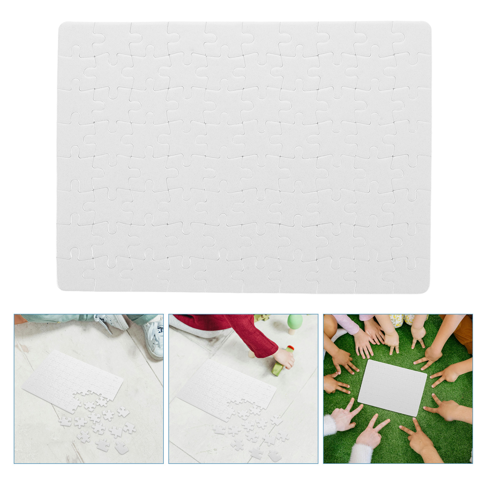 Пустые листы для пазлов – 4 шт – обзор и цена Puzzle Blank White