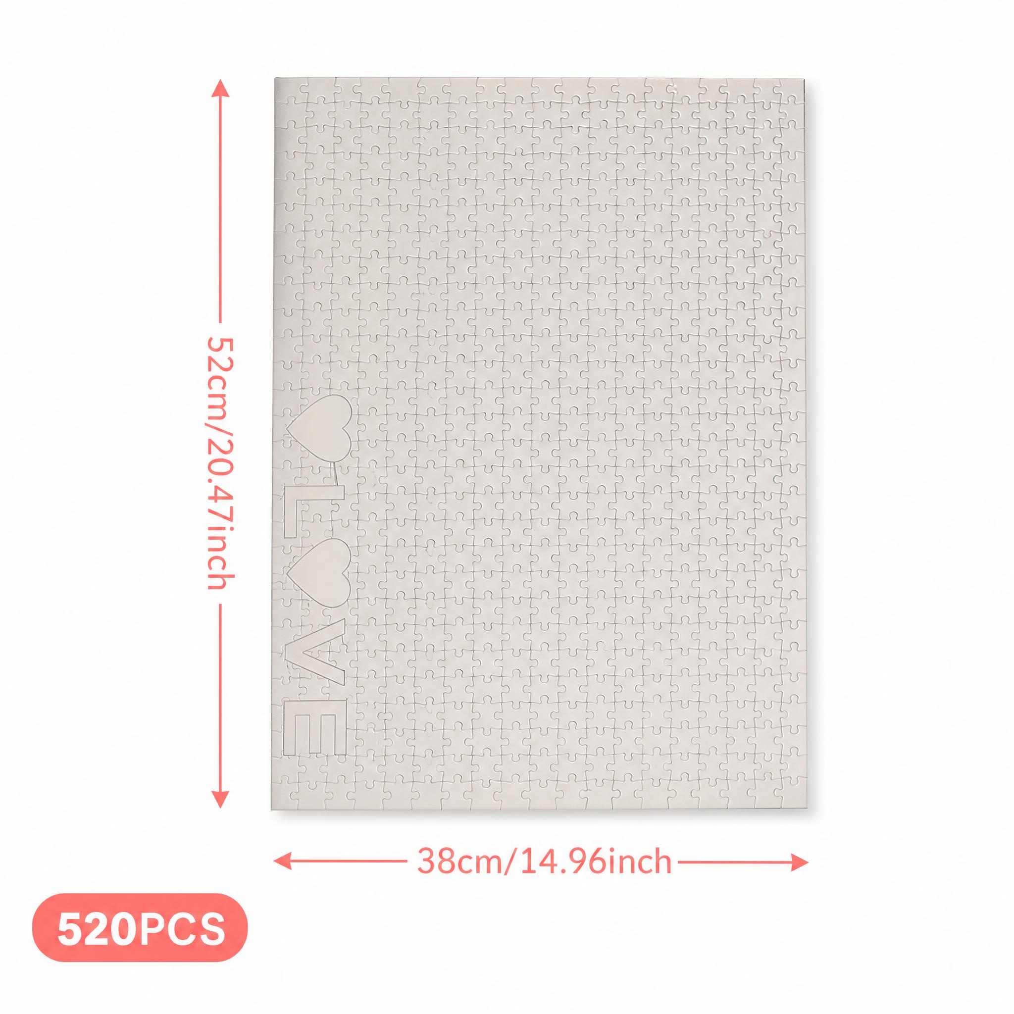 520 деталей, однотонная пазл-г – обзор и цена Puzzle Blank White